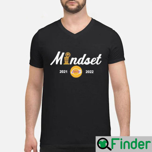 Los Angeles Lakers Mindset 2021 2022 T Shirt 3