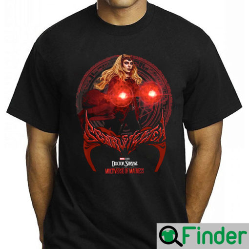 Marvel Doctor Strange 2 Scarlet Witch Geometric Poster Shirt 2