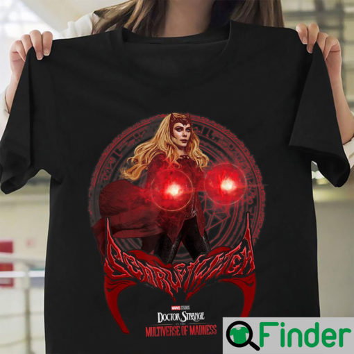 Marvel Doctor Strange 2 Scarlet Witch Geometric Poster Shirt 3