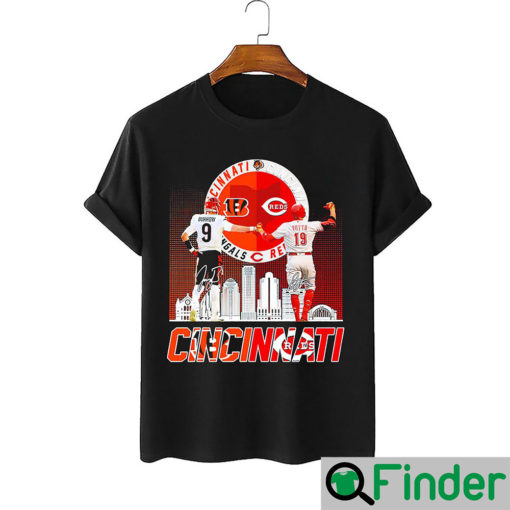 Mascot Cincinnati Reds And Bengals Shirt