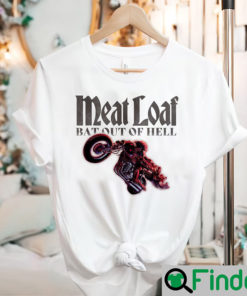 Meat Loaf Bat Out Of Hell Bike T Shirt Gift Real Fans