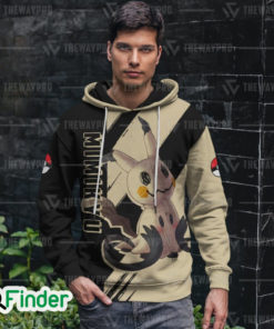 Mimikyu pokemon dual type ghost fairy of alola 3D hoodie 1