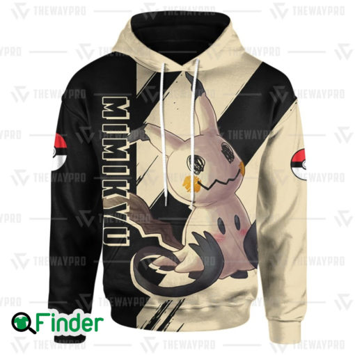 Mimikyu pokemon dual type ghost fairy of alola 3D hoodie 2