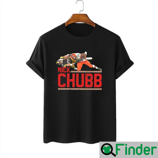 Nick Chubb Stiff Armed This Dude Through The Earths Core Cleveland Browns T Shirt 1