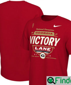 Nike National Champions 2021 Georgia Victory Lane Shirts