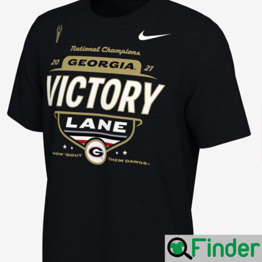 Nike National Champions 2021 Georgia Victory Lane T Shirt