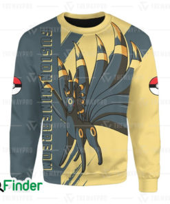 Ninebreon pokemon Fusion ninetales and umbreon 3D Sweatshirt