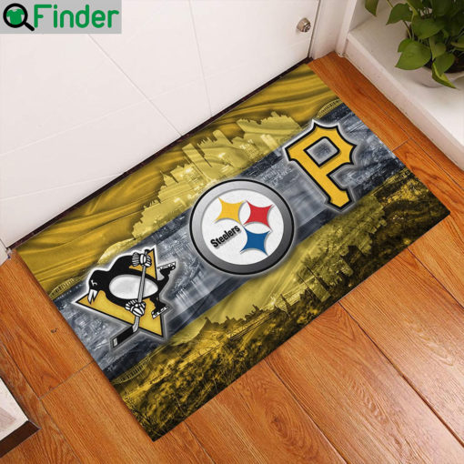 Pittsburgh Sports Teams Doormat 4