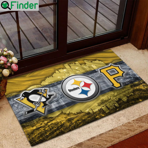 Pittsburgh Sports Teams Doormat