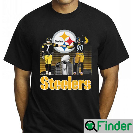 Pittsburgh Steelers Ben Roethlisberger Vs T. J. Watt Signatures Shirt