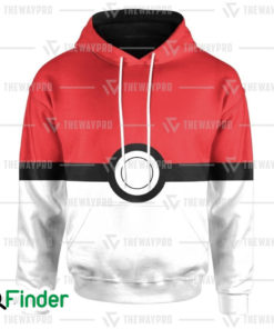 Pokeball catch pokemon unisex 3D hoodie for fans 1