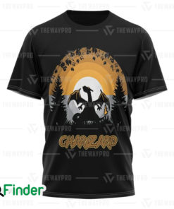 Pokemon Charizard pokemon starter fire type of Kanto 3D T shirt