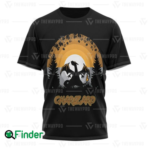 Pokemon Charizard pokemon starter fire type of Kanto 3D T shirt