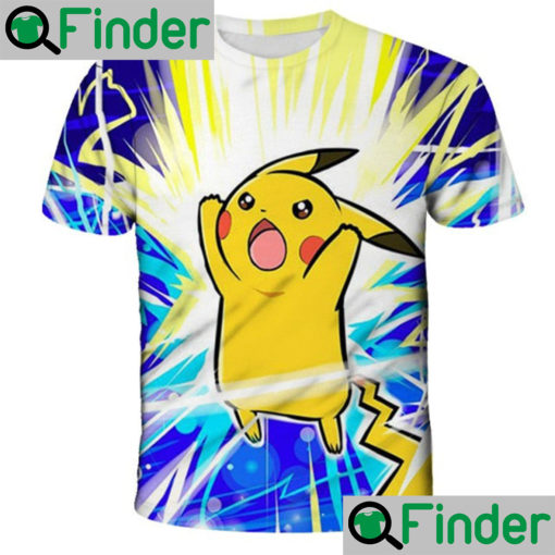 Pokemon Pikachu ThunderShock unisex Shirt for fans