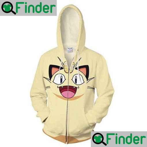 Pokemon meowth team rocket unisex hoodie