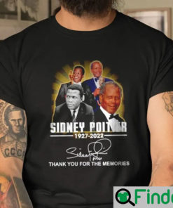 RIP Sidney Poitier 1927 2022 Shirt