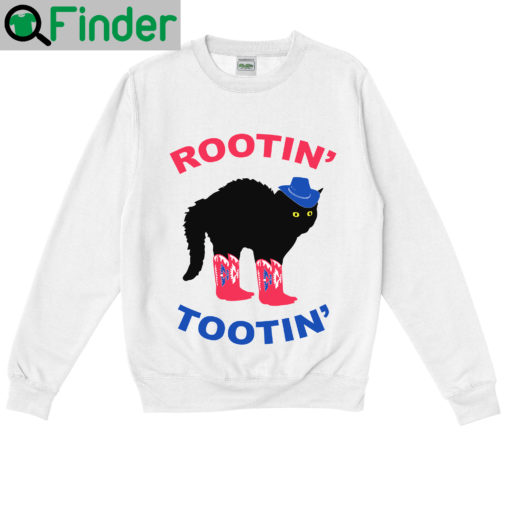 Rainbowt shirt – Rootin tootin cowboy cat Sweatshirt