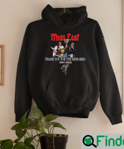 Rip Meat Loaf 1947 – 2022 Thank You Memories Hoodie