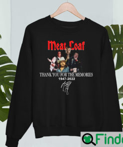 Rip Meat Loaf 1947 – 2022 Thank You Memories Long Sleeve For Fans