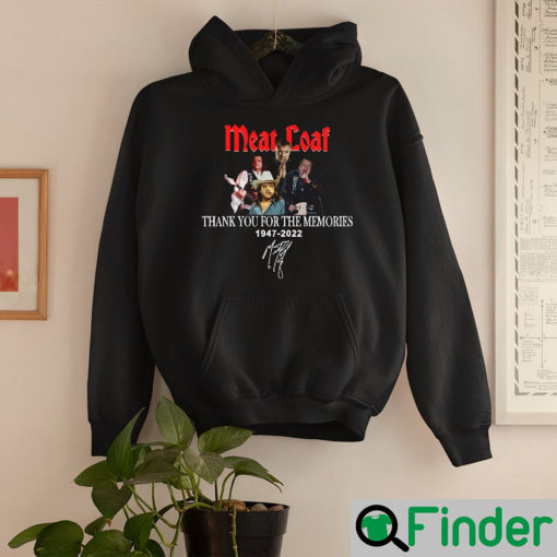 Rip Meat Loaf Thank You For The Memories Hoodie