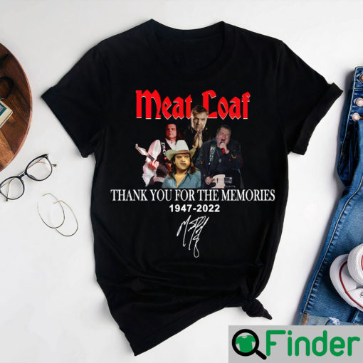 Rip Meat Loaf Thank You For The Memories Shirt