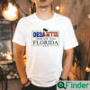 Ron Desantis Escape To Florida Open Lockdown Libs Tour T Shirt Copy