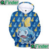 Sobble The Water type starter choice and first Pokemon in the Galar Pokedex pokemon Sword and Shield Hoodie