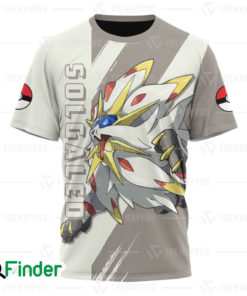 Solgaleo Legendary pokemon dual type steel psychic of alola 3D T shirt