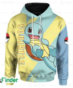 Squirtle starter pokemon water type of kanto 3D hoodie 1