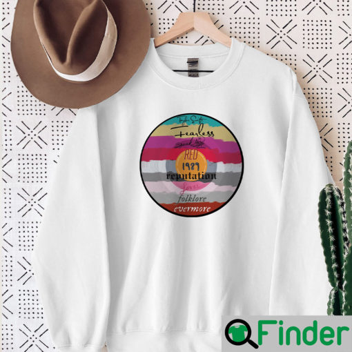 Taylors Album Retro CDs Record Sweatshirt Gift For Swiftie 2