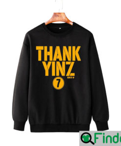 Thanks For The Memories Yinz Ben Roethlisberger Sweatshirt