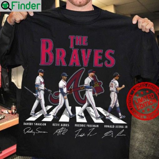 The Atlanta Braves Abbey Road Signatures T Shirt For Men And Women