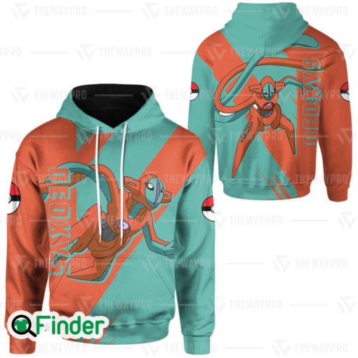 The Mythical Pokemon Deoxys 3D Hoodie