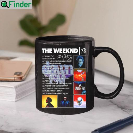 The Weeknd Dawn FM New Album Coffee Mug