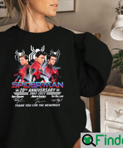 Three Spiderman 20th Anniversary 2002 2022 Sweatshirt