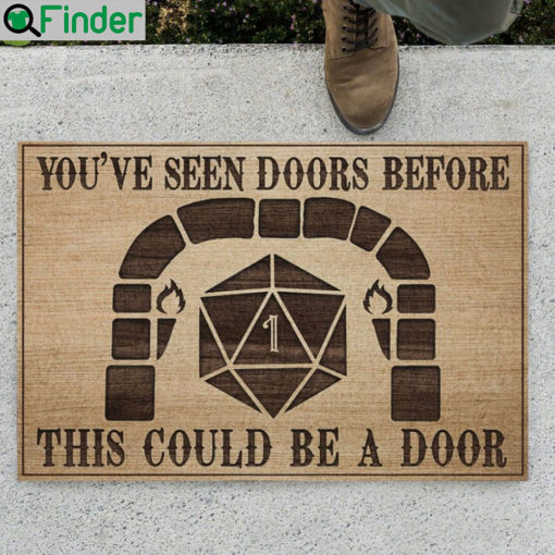 Youve seen doors before this could be a door doormat 1