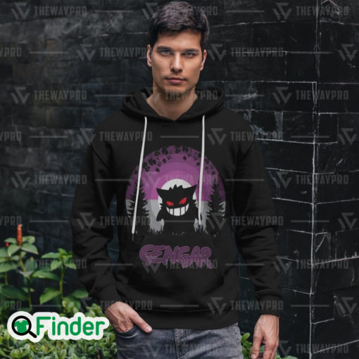 pokemon Gengar pokemon dual type ghost poison 3D hoodie 2