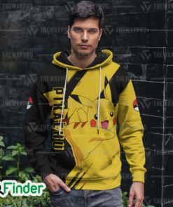 starter pokemon yellow Pikachu pokemon electric type of kanto 3D hoodie 1