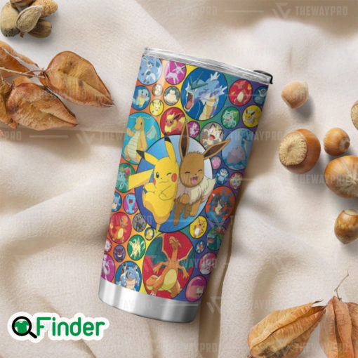 Anime Pokemon Pokedex Custom Tumbler 3