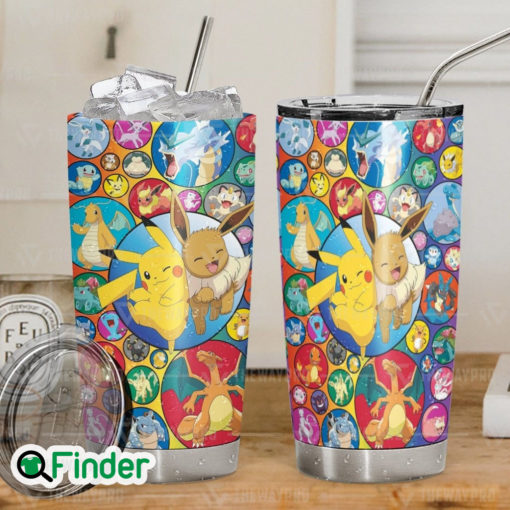 Anime Pokemon Pokedex Custom Tumbler