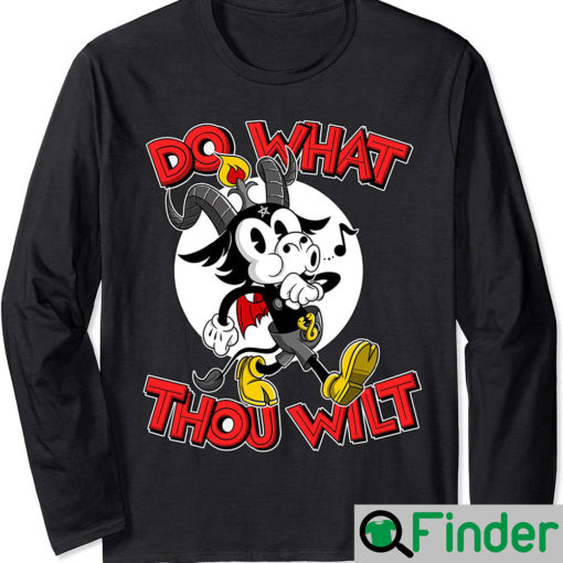 Baphomet Do what thou wilt Long Sleeve