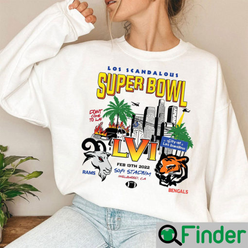 Bengals Vs Rams Super Bowl LVI Sweatshirt