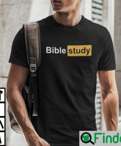 Bible Study Shirt Funny Hub Logo Tee