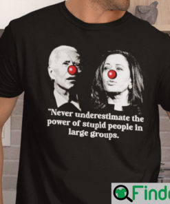 Biden Harris The Power Of Stupid People In Large Groups Shirt