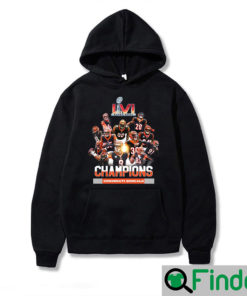 Cincinnati Bengals LVI Super Bowl 2022 Champions Hoodie