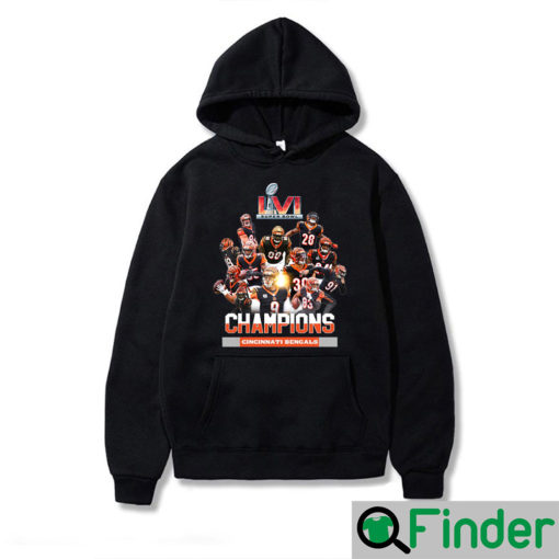 Cincinnati Bengals LVI Super Bowl 2022 Champions Hoodie