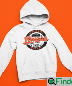 Cincinnati Bengals Vintage Inspired Hoodie