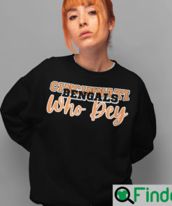 Cincinnati Bengals Who Dey Vintage Inspired Shirt