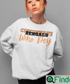 Cincinnati Bengals Who Dey Vintage Inspired Sweatshirt