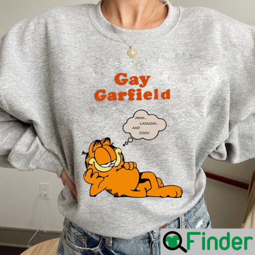 Gay Garfield Mmm Lasagna And Cock Shirt